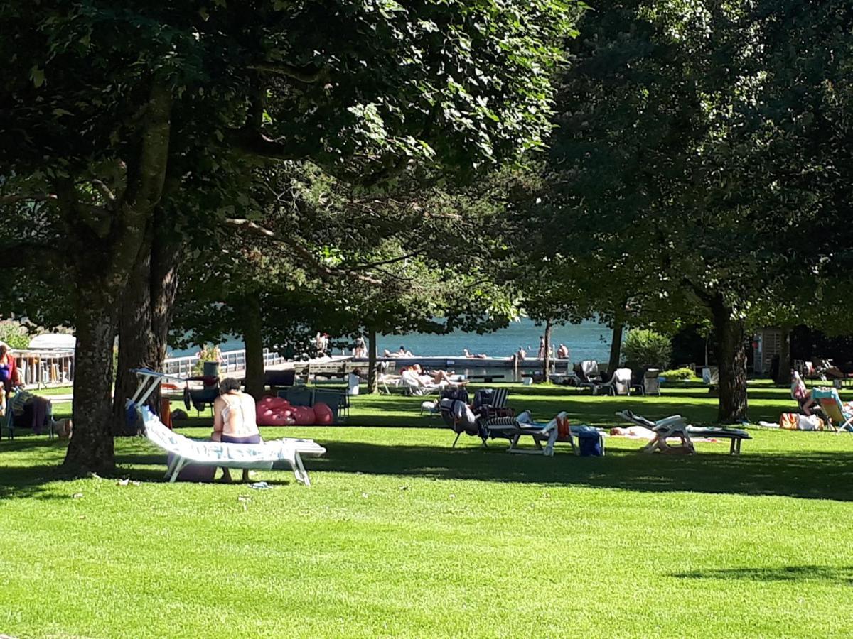 Kaspar Haus Kmb Seeblick Appartement Am Ossiacher See Mit Direktem Seezugang, Hallenbad Bodensdorf Εξωτερικό φωτογραφία