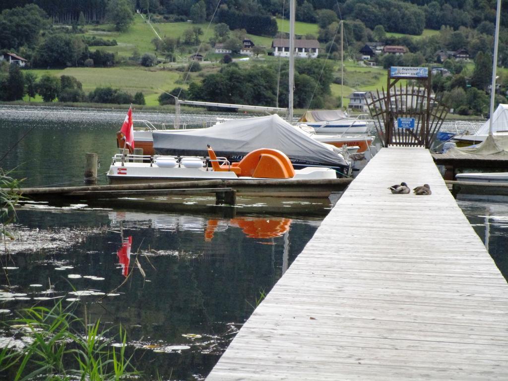 Kaspar Haus Kmb Seeblick Appartement Am Ossiacher See Mit Direktem Seezugang, Hallenbad Bodensdorf Εξωτερικό φωτογραφία